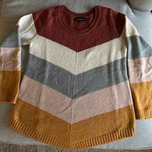 Fortune + Ivy Color Block Sweater